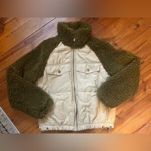 Two-Tone Fleece Bomber